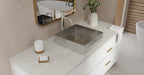 Badeloft Lavabo de Sobreponer de Acero Inoxidable ES-WB-400