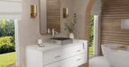 Badeloft Lavabo de Sobreponer de Acero Inoxidable ES-WB-400
