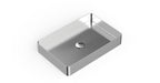Badeloft Lavabo de Sobreponer de Acero Inoxidable ES-WB-600