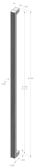 Corduroy Grip Handle (GH-1983-42) — dibujo de especificaciones y dimensiones