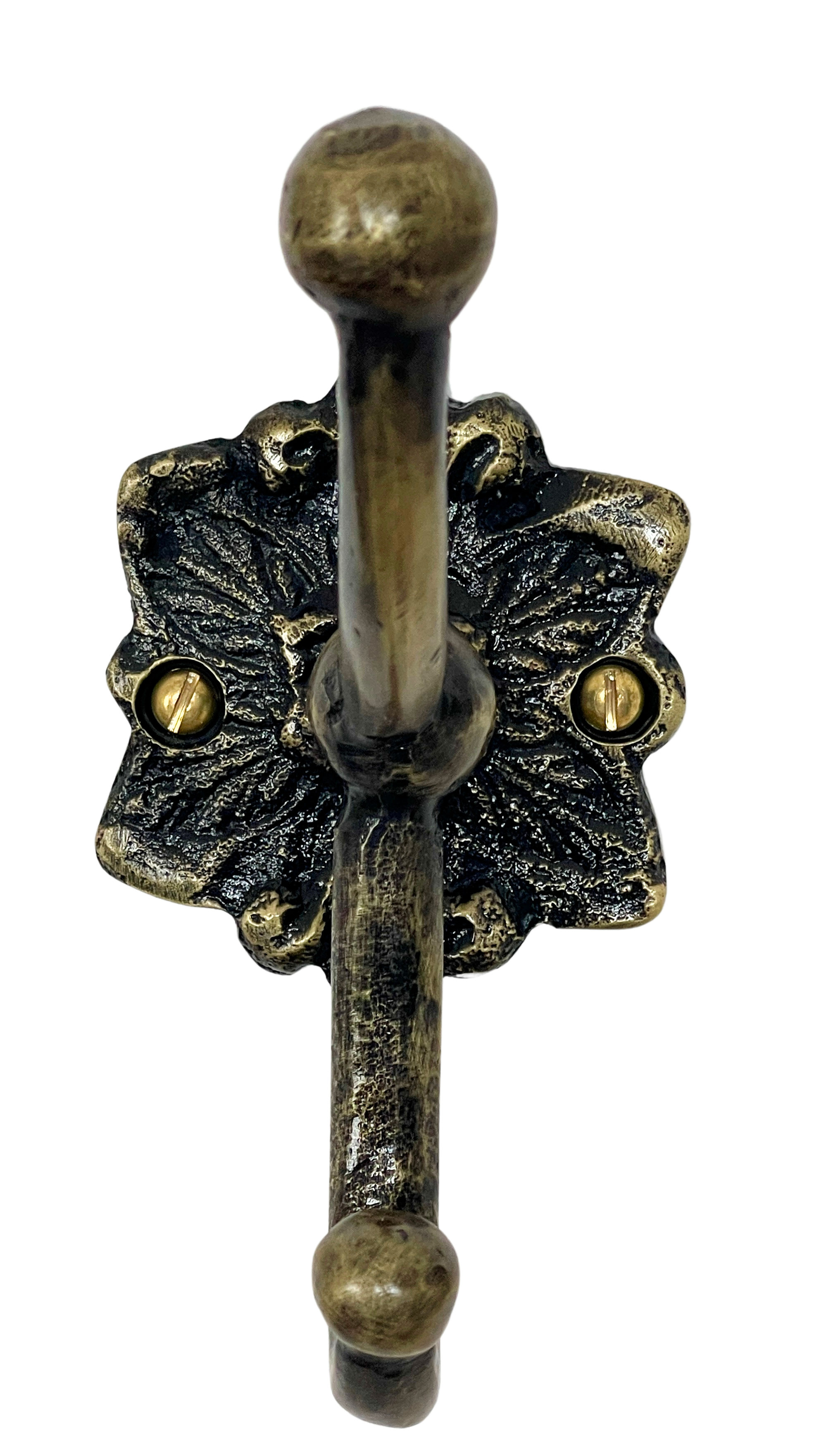 Gancho 100% bronce para muro de baño