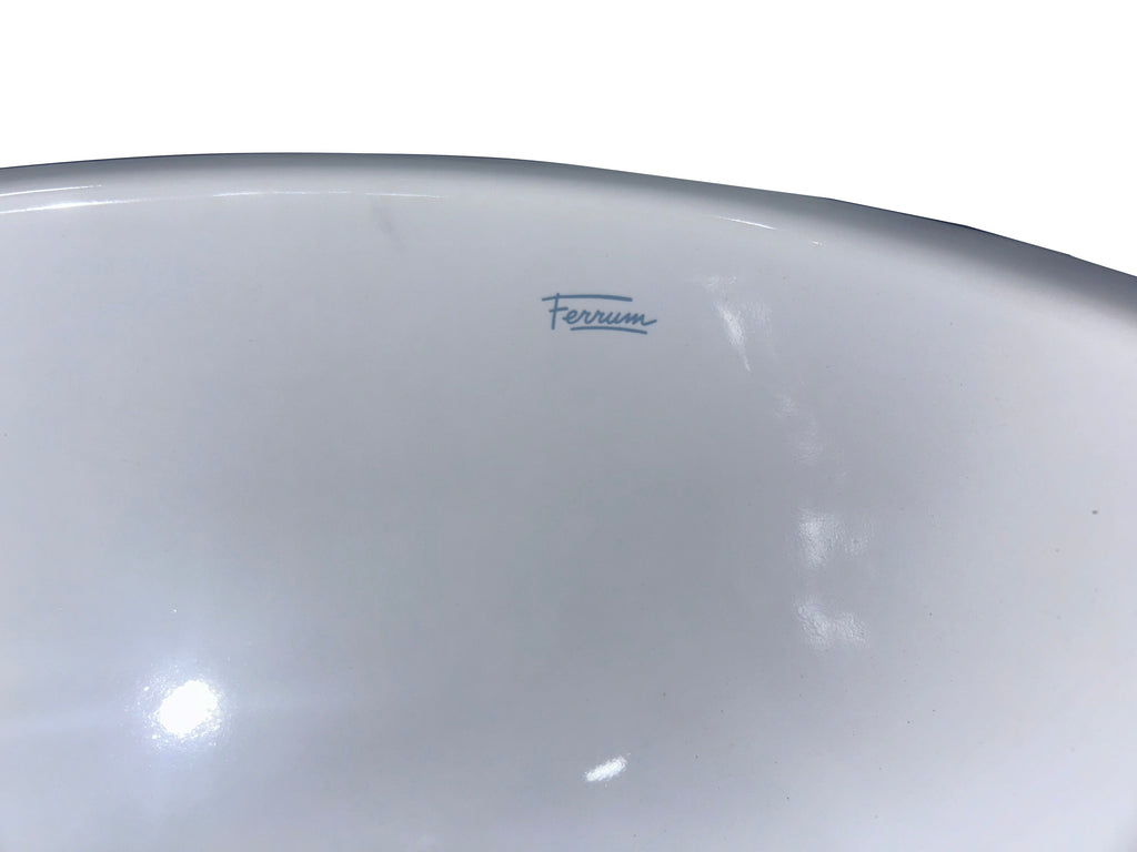 Barclay Capri — Lavabo de Sobreponer Redondo de Fireclay — imagen 4