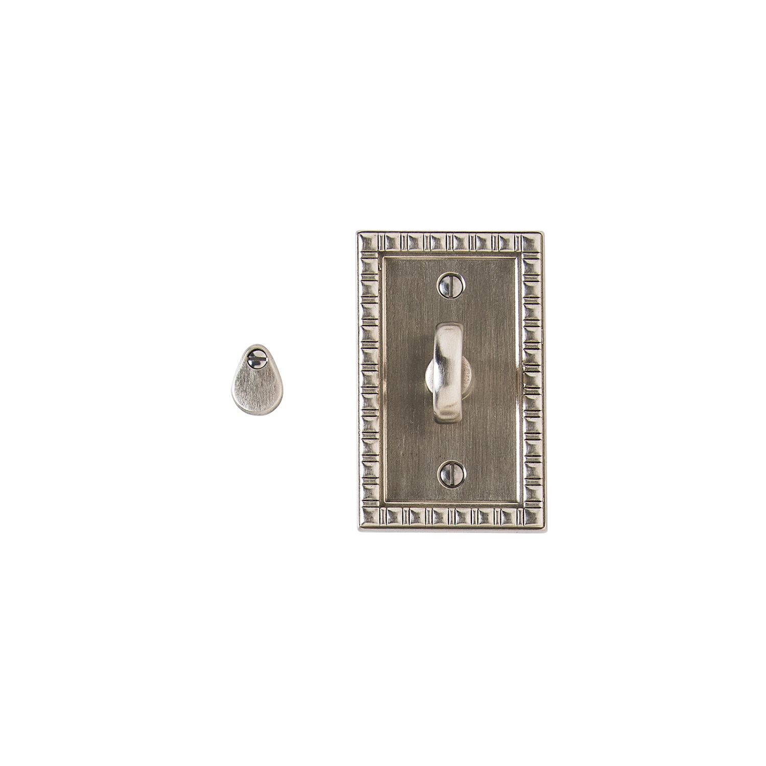 asador de Privacidad Corbel Rectangular 2 1/2" x 4" — Rocky Mountain Hardware bronce macizo