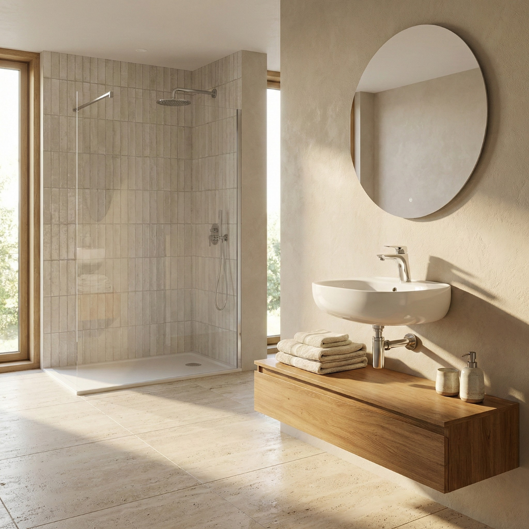Barclay RAK Illusion 650 — Lavabo de Pared Oval de Cerámica — imagen 1