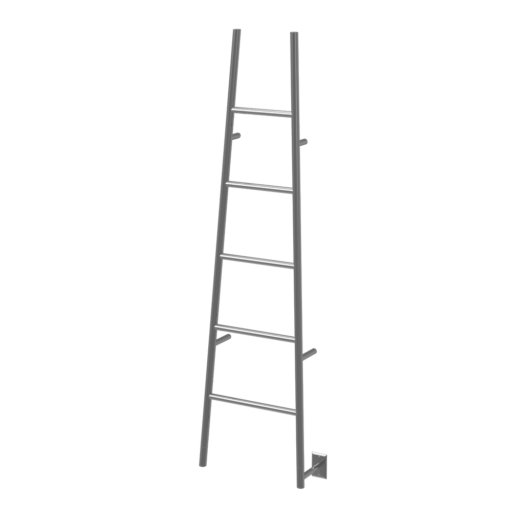 Jeeves Modelo A Escalera 5 Barras Rejilla Secadora Cableada en Níquel Satinado