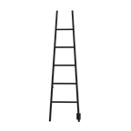 Jeeves Modelo A Escalera 5 Barras Rejilla Secadora Cableada en Níquel Satinado