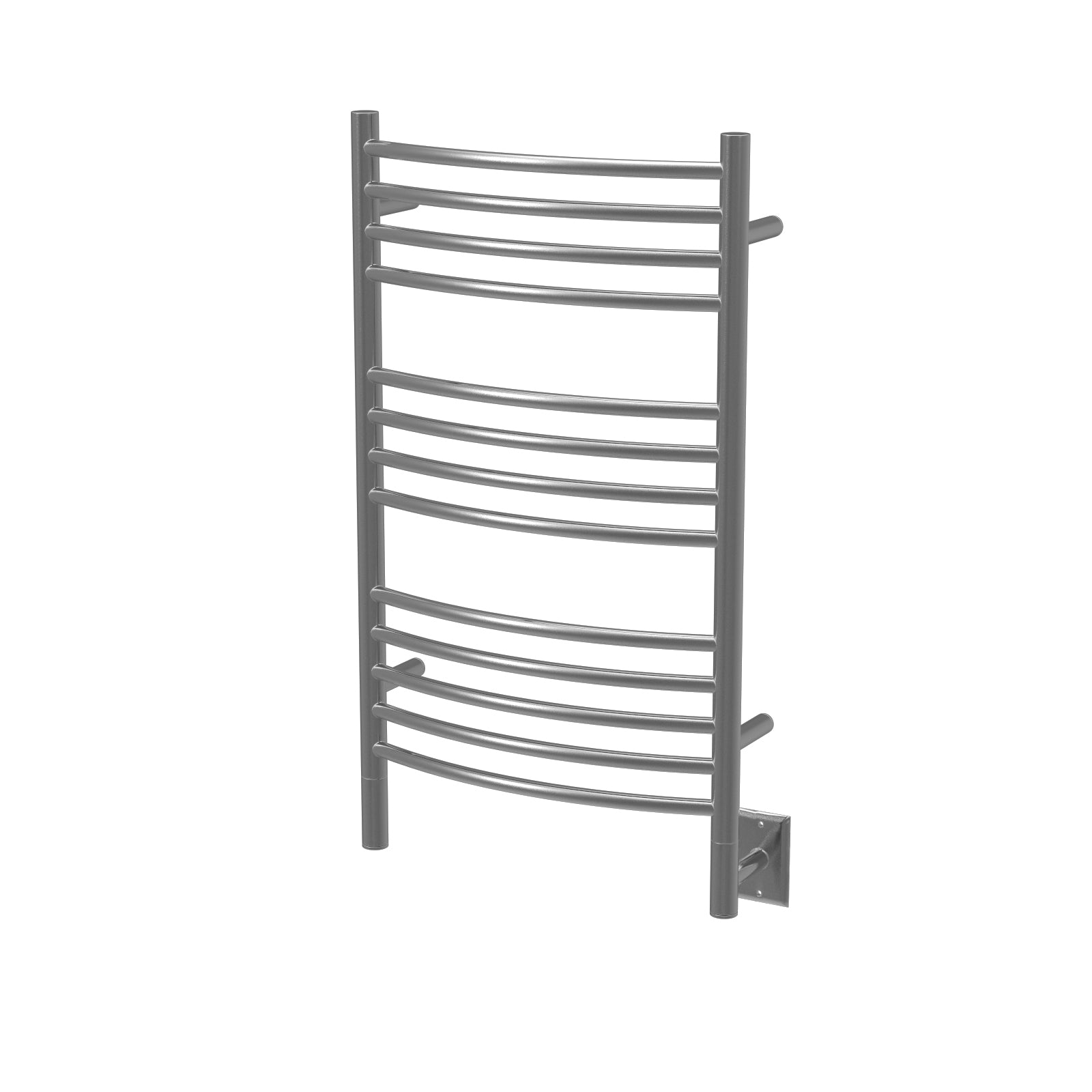 Jeeves Modelo C Curva 13 Barras Toallero Calefactor Cableado en Níquel Satinado