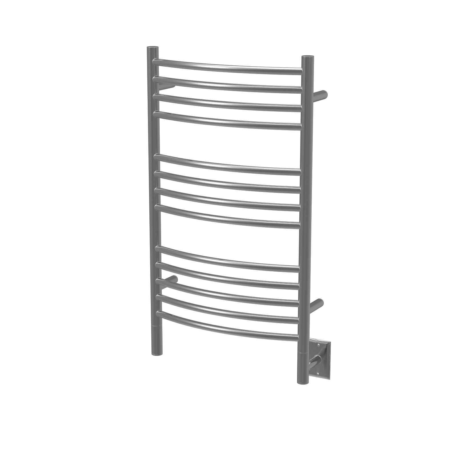 Jeeves Modelo C Curva 13 Barras Toallero Calefactor Cableado en Níquel Satinado