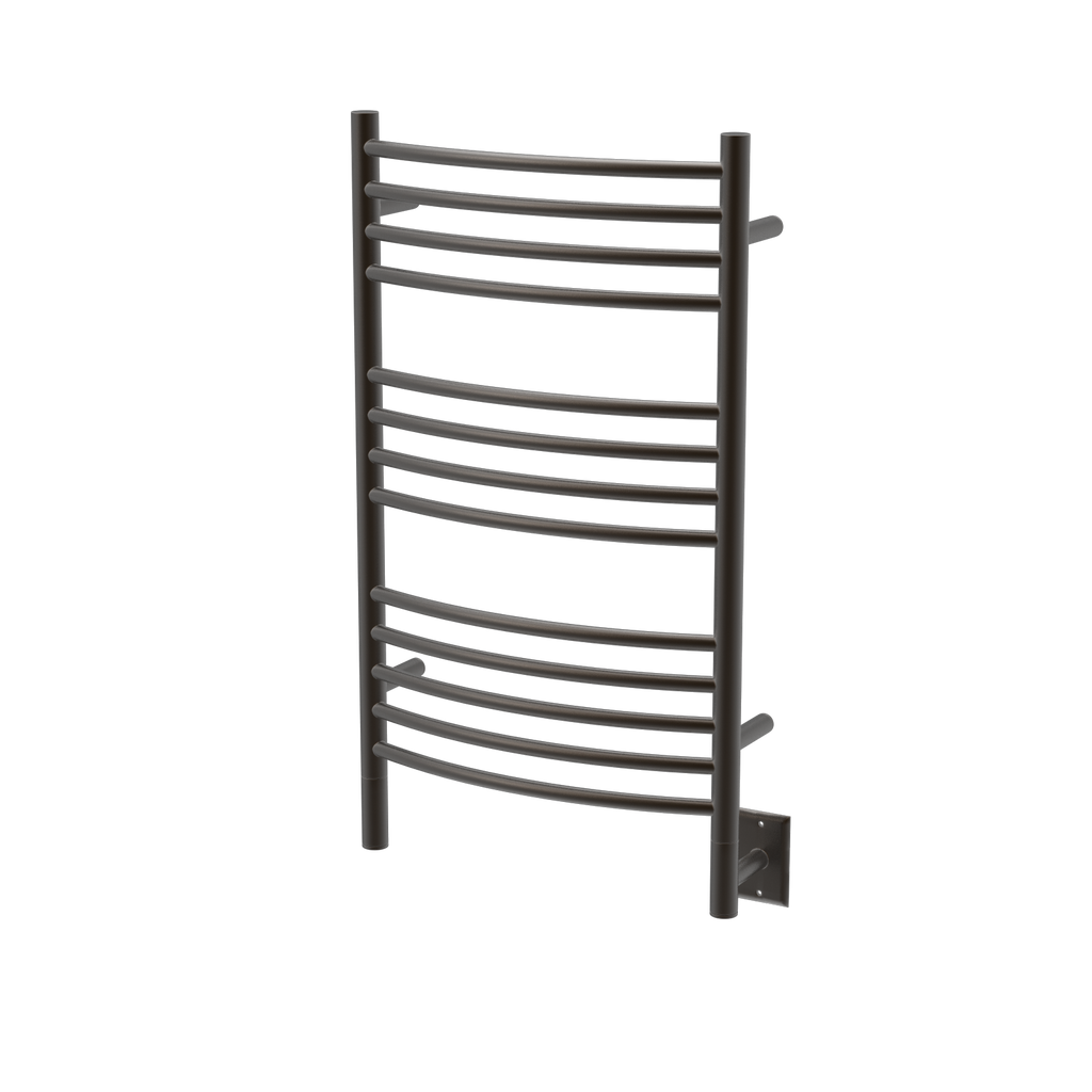 Jeeves Modelo C Curva 13 Barras Toallero Calefactor Cableado en Níquel Satinado