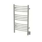 Jeeves Modelo C Curva 13 Barras Toallero Calefactor Cableado en Níquel Satinado