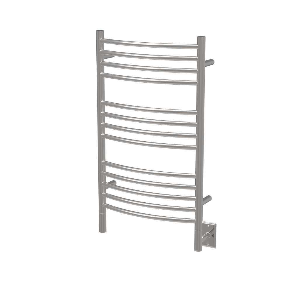 Jeeves Modelo C Curva 13 Barras Toallero Calefactor Cableado en Níquel Satinado