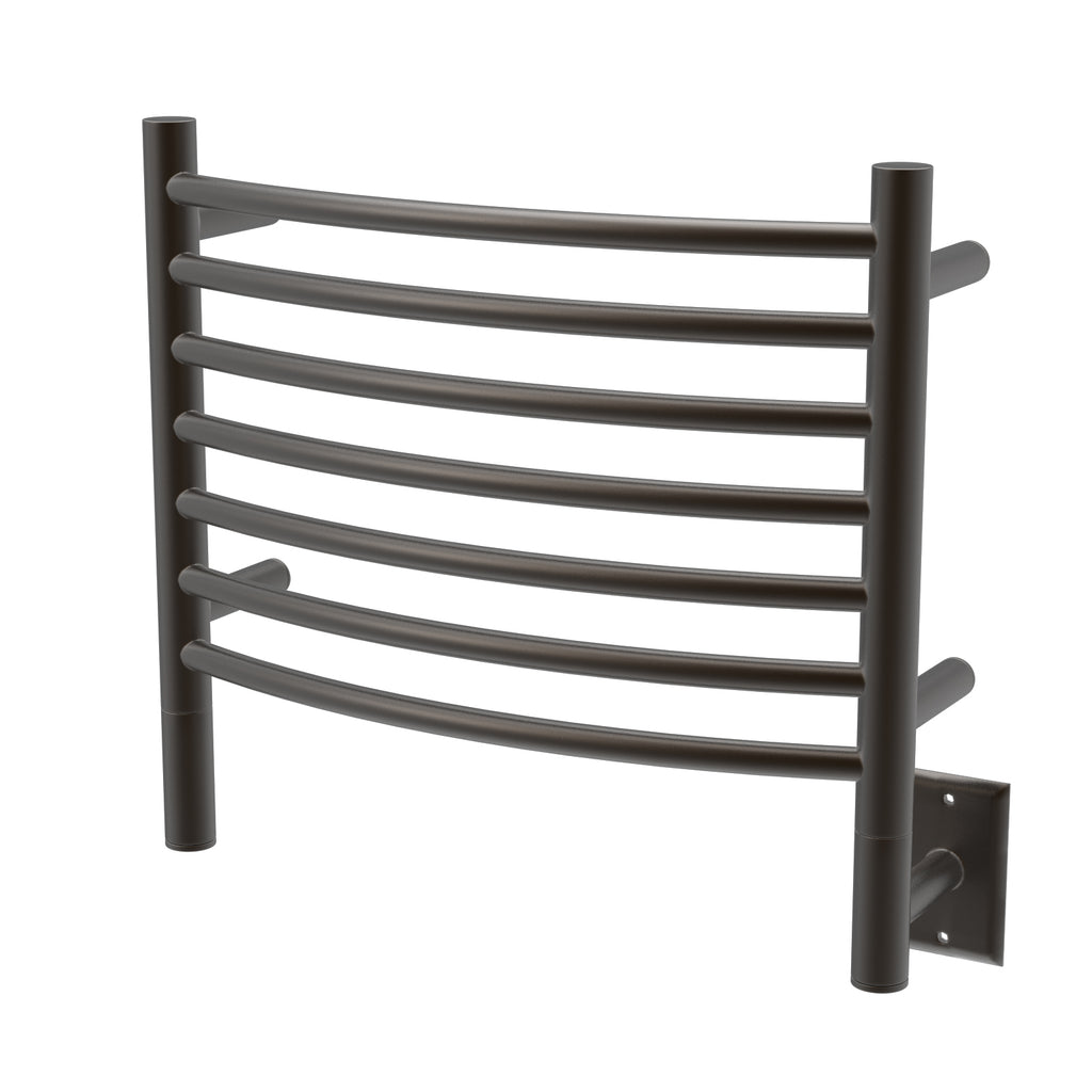 Jeeves Modelo H Curva 7 Barras Toallero Calefactor Cableado en Níquel Satinado