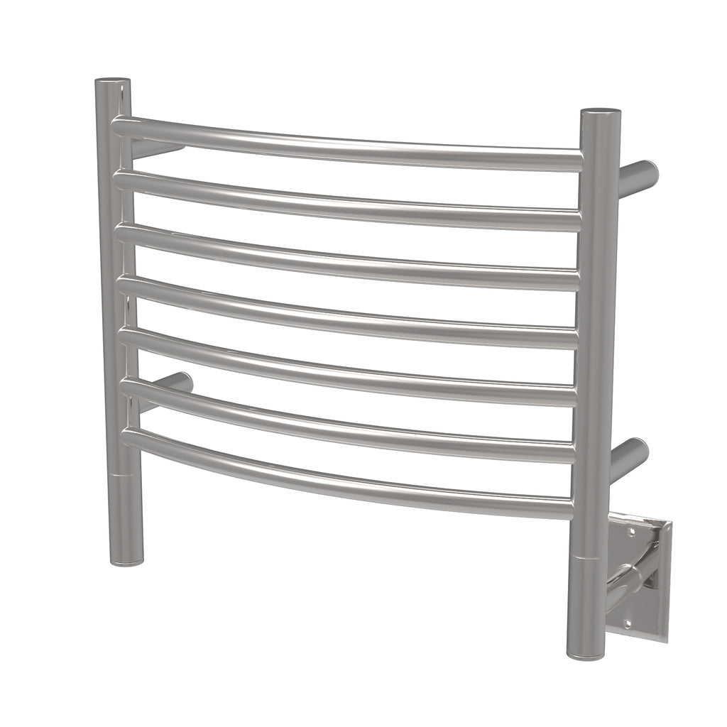 Jeeves Modelo H Curva 7 Barras Toallero Calefactor Cableado en Níquel Satinado