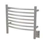 Jeeves Modelo H Curva 7 Barras Toallero Calefactor Cableado en Níquel Satinado