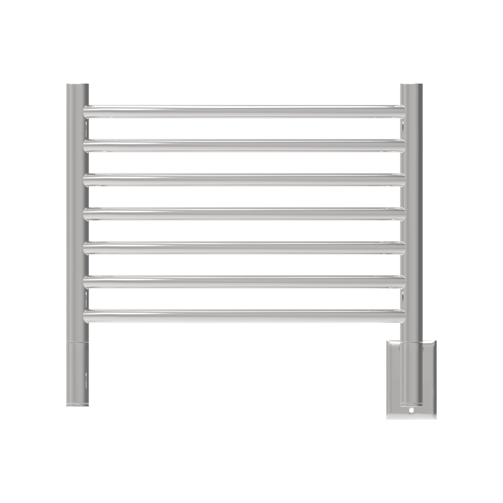 Jeeves Modelo H Curva 7 Barras Toallero Calefactor Cableado en Níquel Satinado
