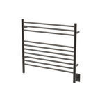 Jeeves Modelo K Recta 10 Barras Toallero Calefactor Cableado en Níquel Satinado