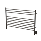 Jeeves Modelo L Recta 10 Barras Toallero Calefactor Cableado en Níquel Satinado