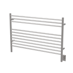 Jeeves Modelo L Recta 10 Barras Toallero Calefactor Cableado en Níquel Satinado