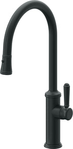 California Faucets Davoli Llave de Cocina Extraíble Tradicional - Surtidor Alto - Carbón