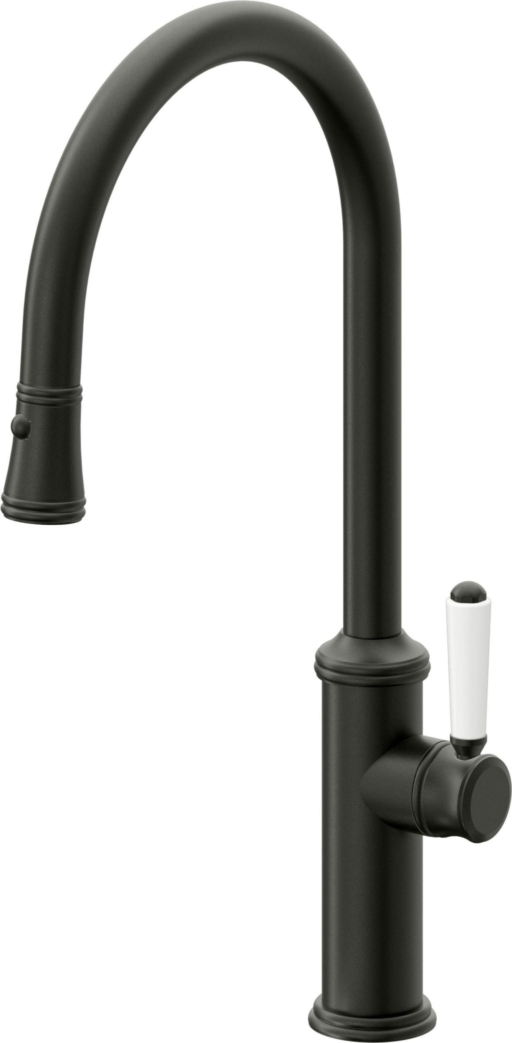 California Faucets Davoli Llave de Cocina Extraíble Tradicional - Surtidor Alto - Bronce Bella Terra