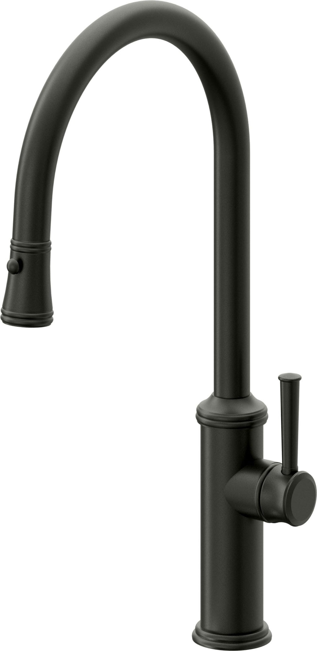California Faucets Davoli Llave de Cocina Extraíble Tradicional - Surtidor Alto - Bronce Bella Terra