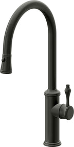 California Faucets Davoli Llave de Cocina Extraíble Tradicional - Surtidor Alto - Bronce Bella Terra