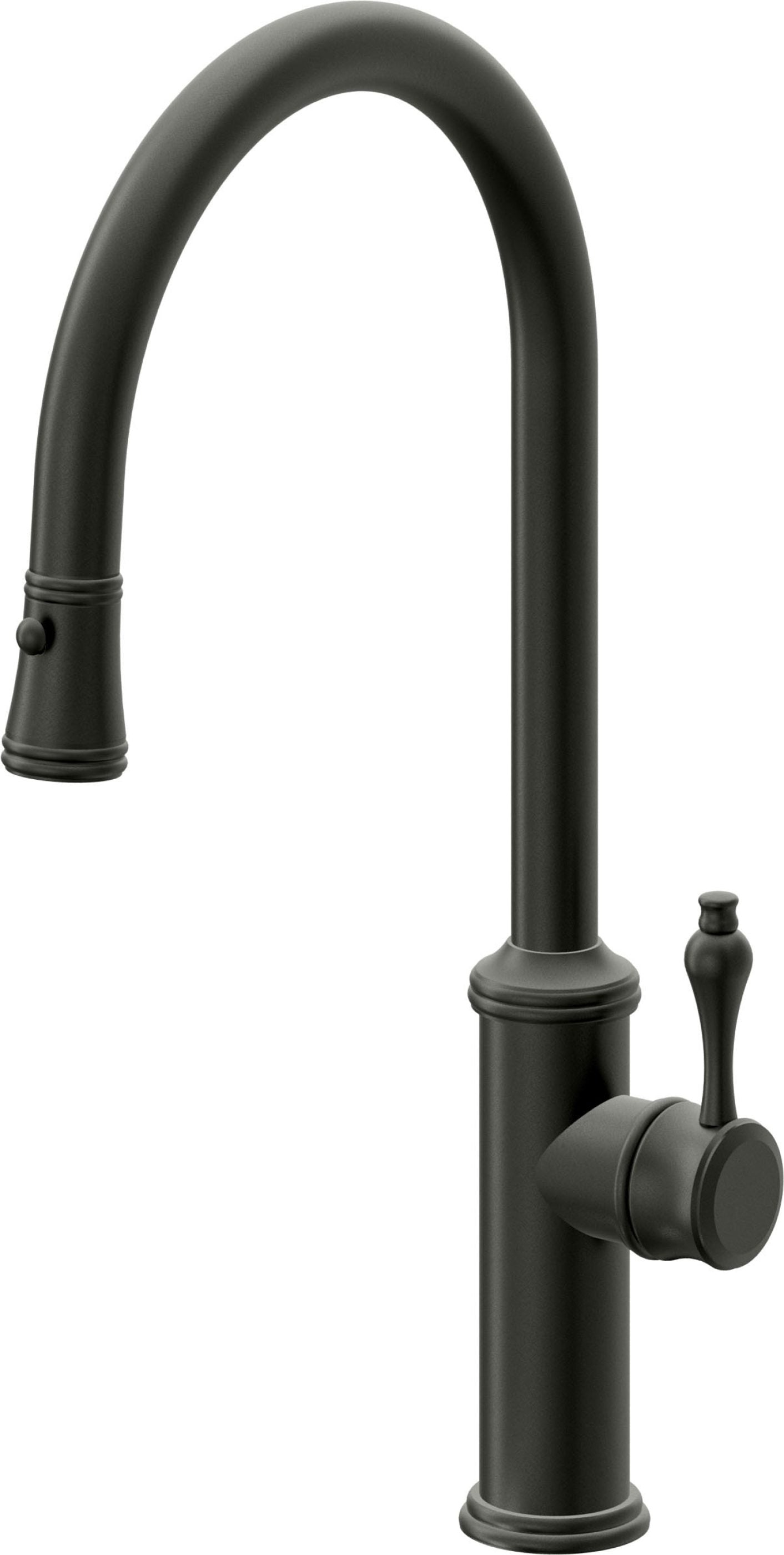 California Faucets Davoli Llave de Cocina Extraíble Tradicional - Surtidor Alto - Bronce Bella Terra