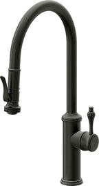California Faucets Davoli Llave de Cocina Extraíble Tradicional - Surtidor Alto - Bronce Bella Terra