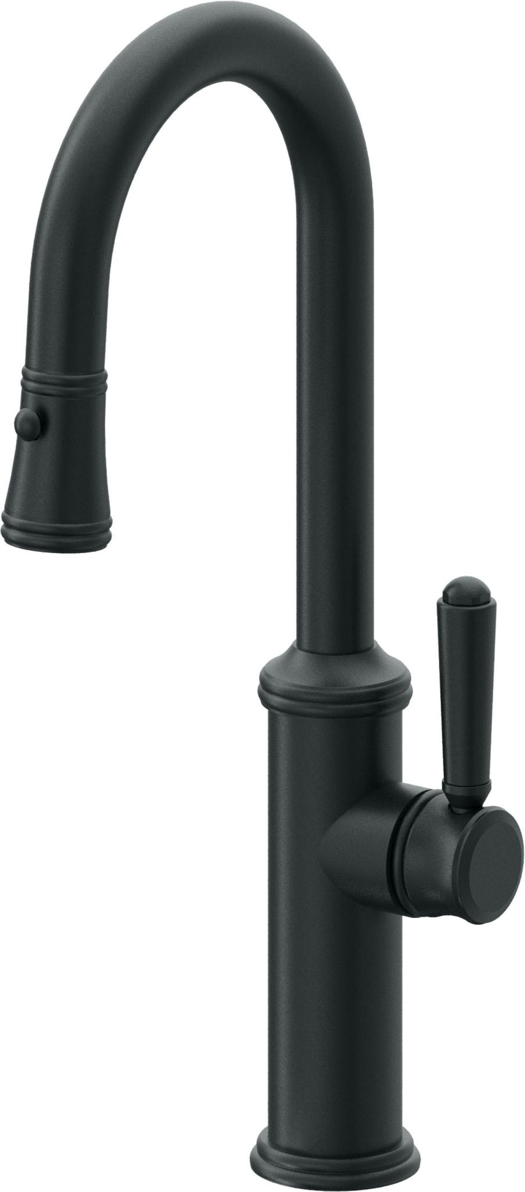 California Faucets Davoli Llave Extraíble Tradicional para Bar/Preparación - Carbón