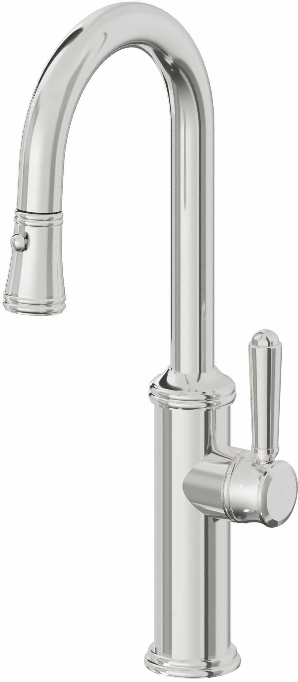 California Faucets Davoli Llave Extraíble Tradicional para Bar/Preparación - Cromo Pulido