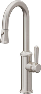 California Faucets Davoli Llave Extraíble Tradicional para Bar/Preparación - Acero Inoxidable Ultra