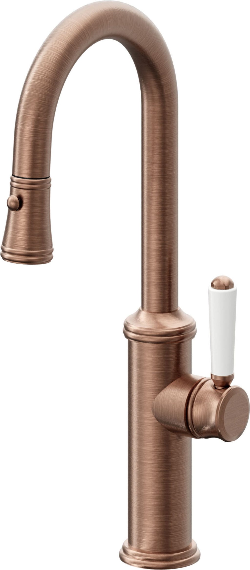 California Faucets Davoli Llave Extraíble Tradicional para Bar/Preparación - Cobre Antiguo Mate