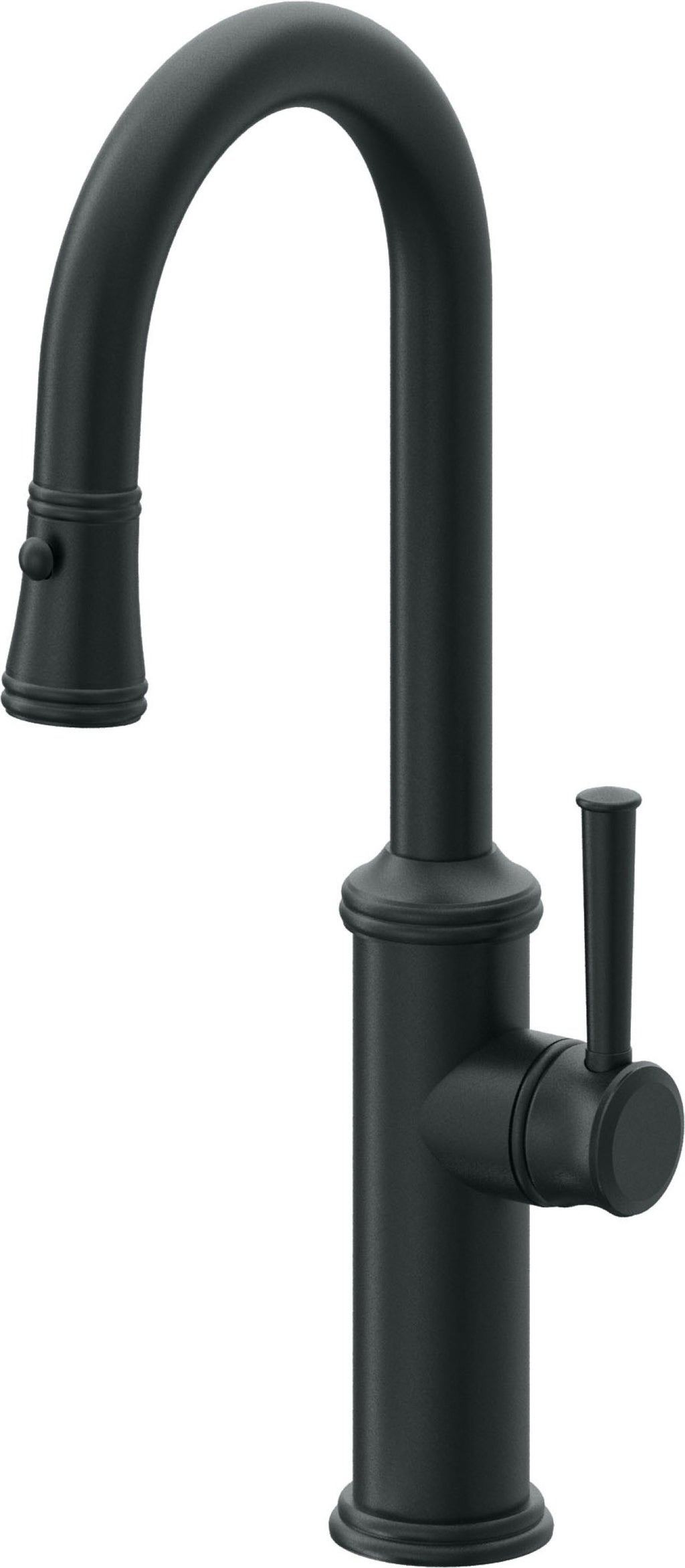 California Faucets Davoli Llave Extraíble Tradicional para Bar/Preparación - Carbón