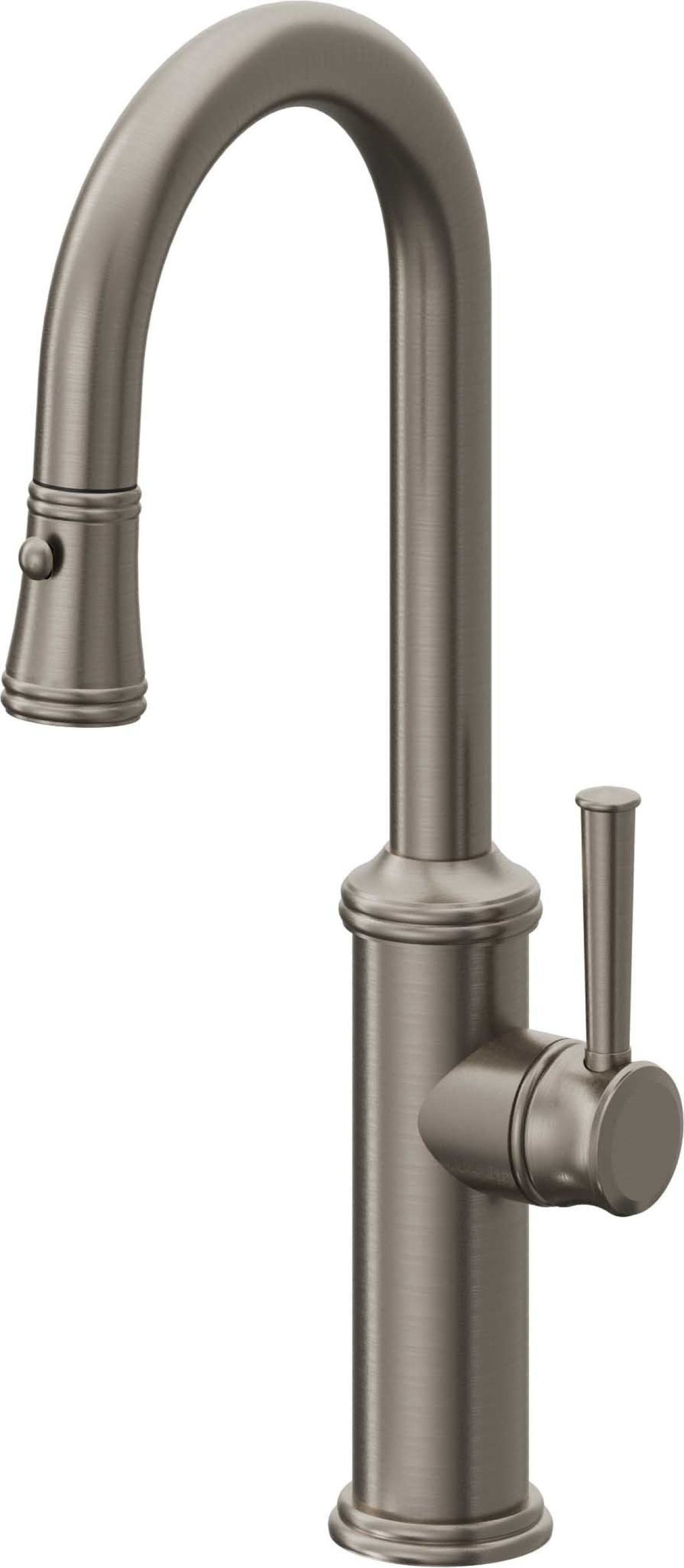 California Faucets Davoli Llave Extraíble Tradicional para Bar/Preparación - Grafito