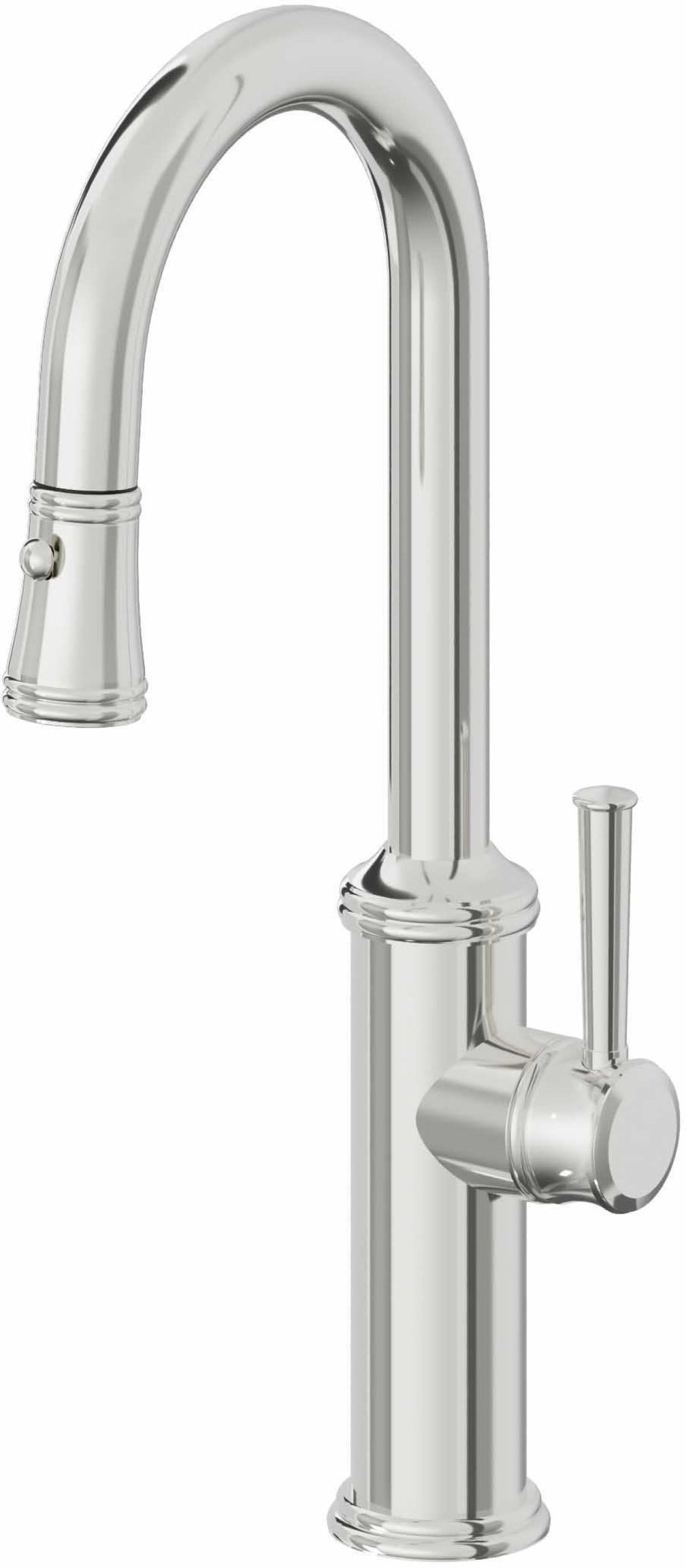 California Faucets Davoli Llave Extraíble Tradicional para Bar/Preparación - Cromo Pulido