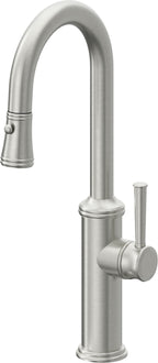 California Faucets Davoli Llave Extraíble Tradicional para Bar/Preparación - Cromo Satinado