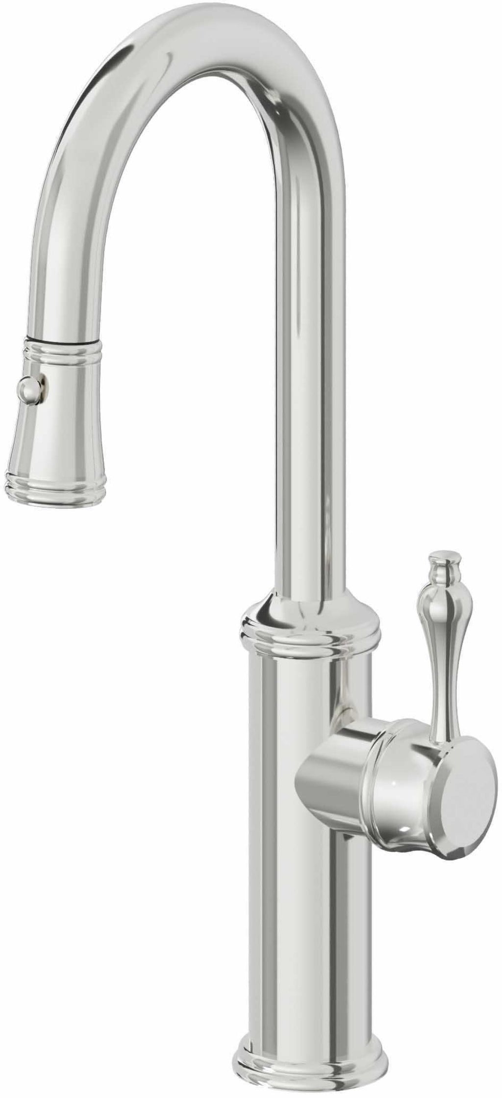 California Faucets Davoli Llave Extraíble Tradicional para Bar/Preparación - Cromo Pulido