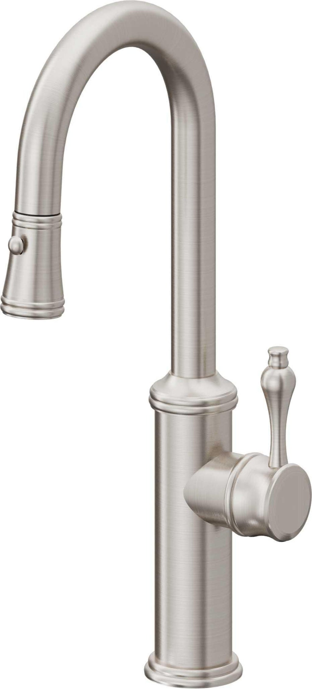California Faucets Davoli Llave Extraíble Tradicional para Bar/Preparación - Acero Inoxidable Ultra