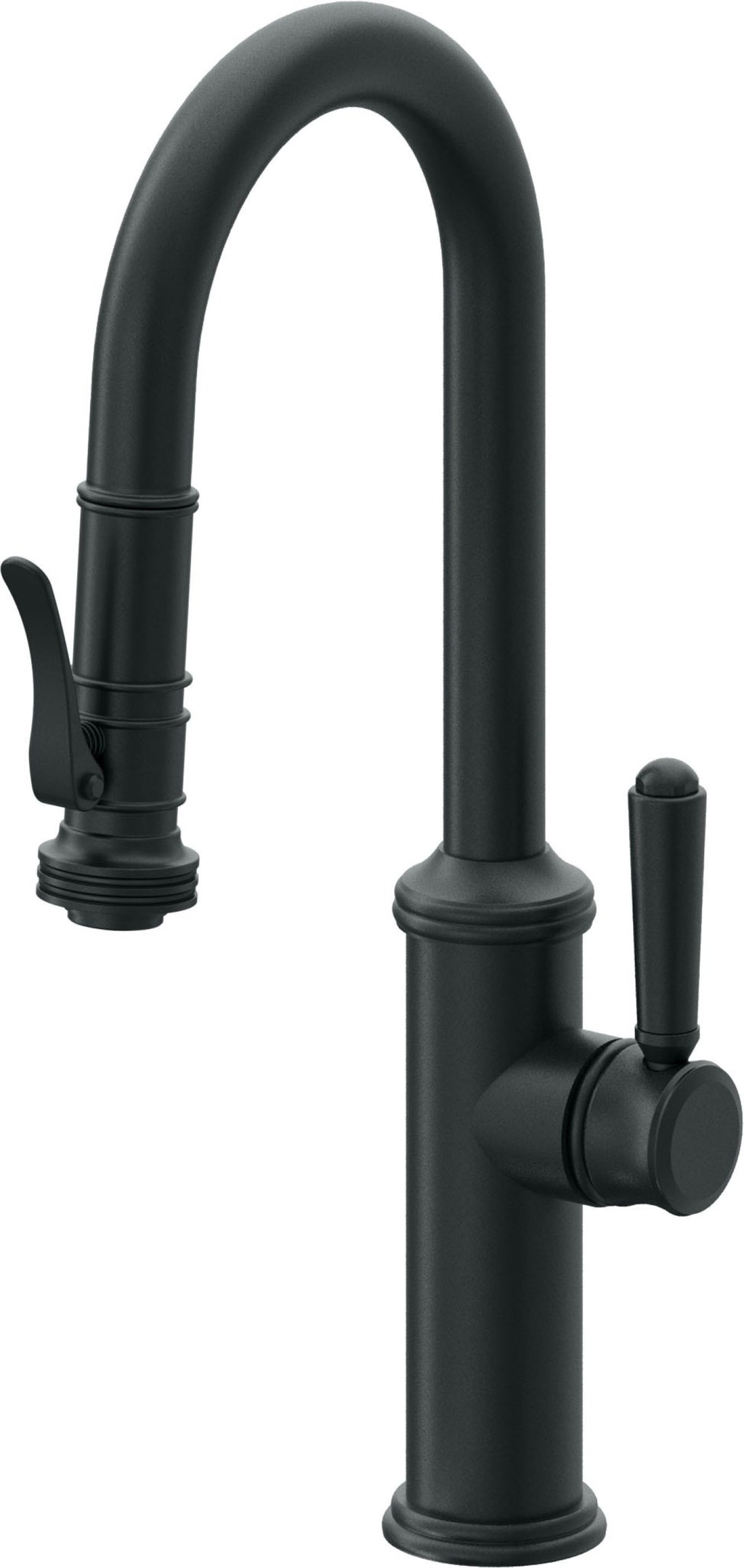 California Faucets Davoli Llave Extraíble Tradicional para Bar/Preparación - Carbón