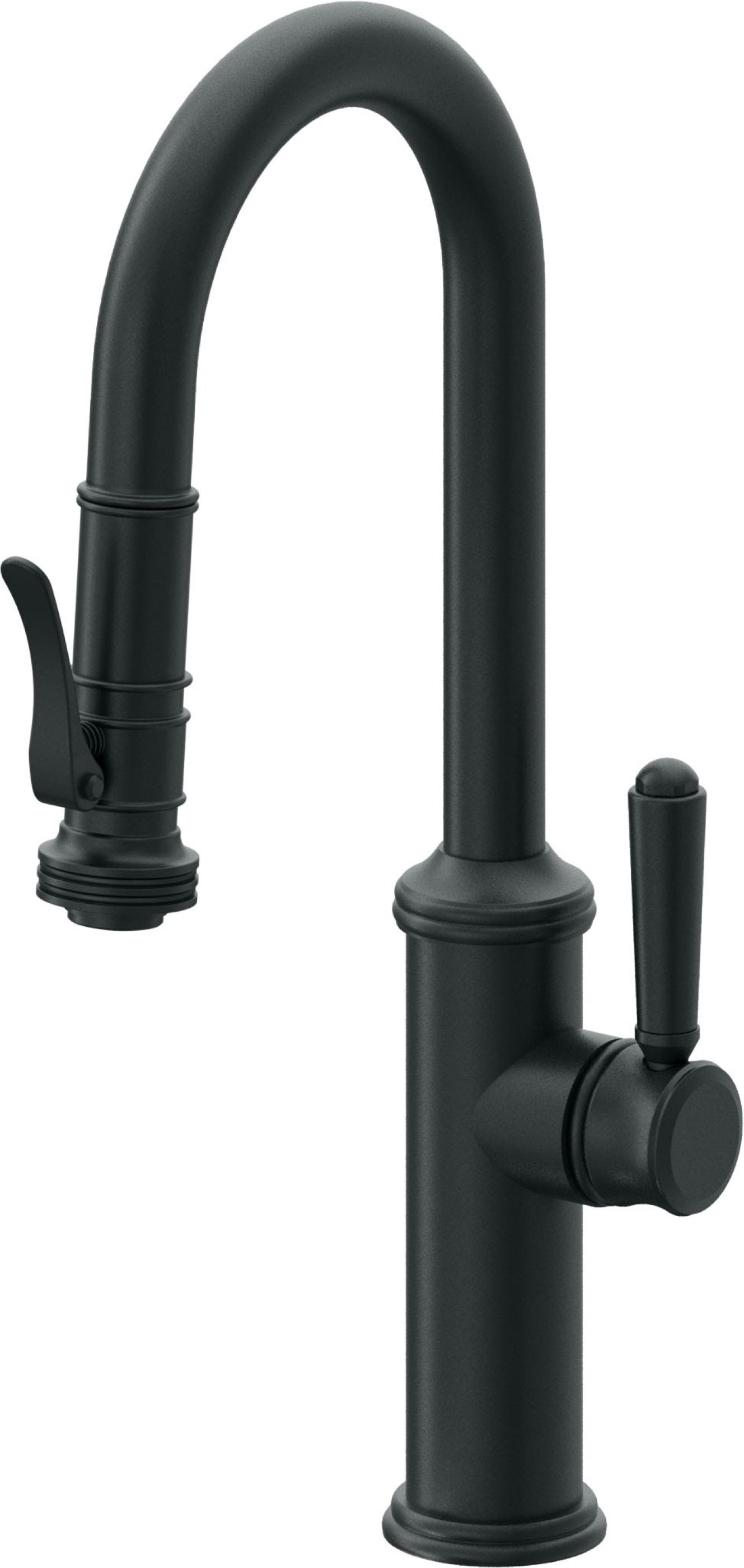 California Faucets Davoli Llave Extraíble Tradicional para Bar/Preparación - Carbón