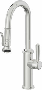 California Faucets Davoli Llave Extraíble Tradicional para Bar/Preparación - Cromo Pulido