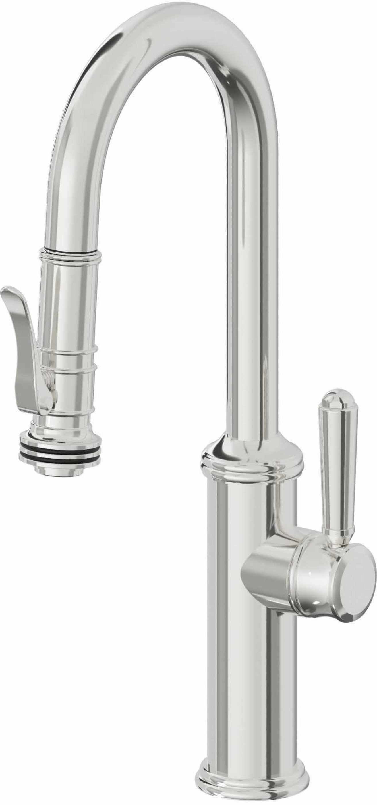 California Faucets Davoli Llave Extraíble Tradicional para Bar/Preparación - Cromo Pulido