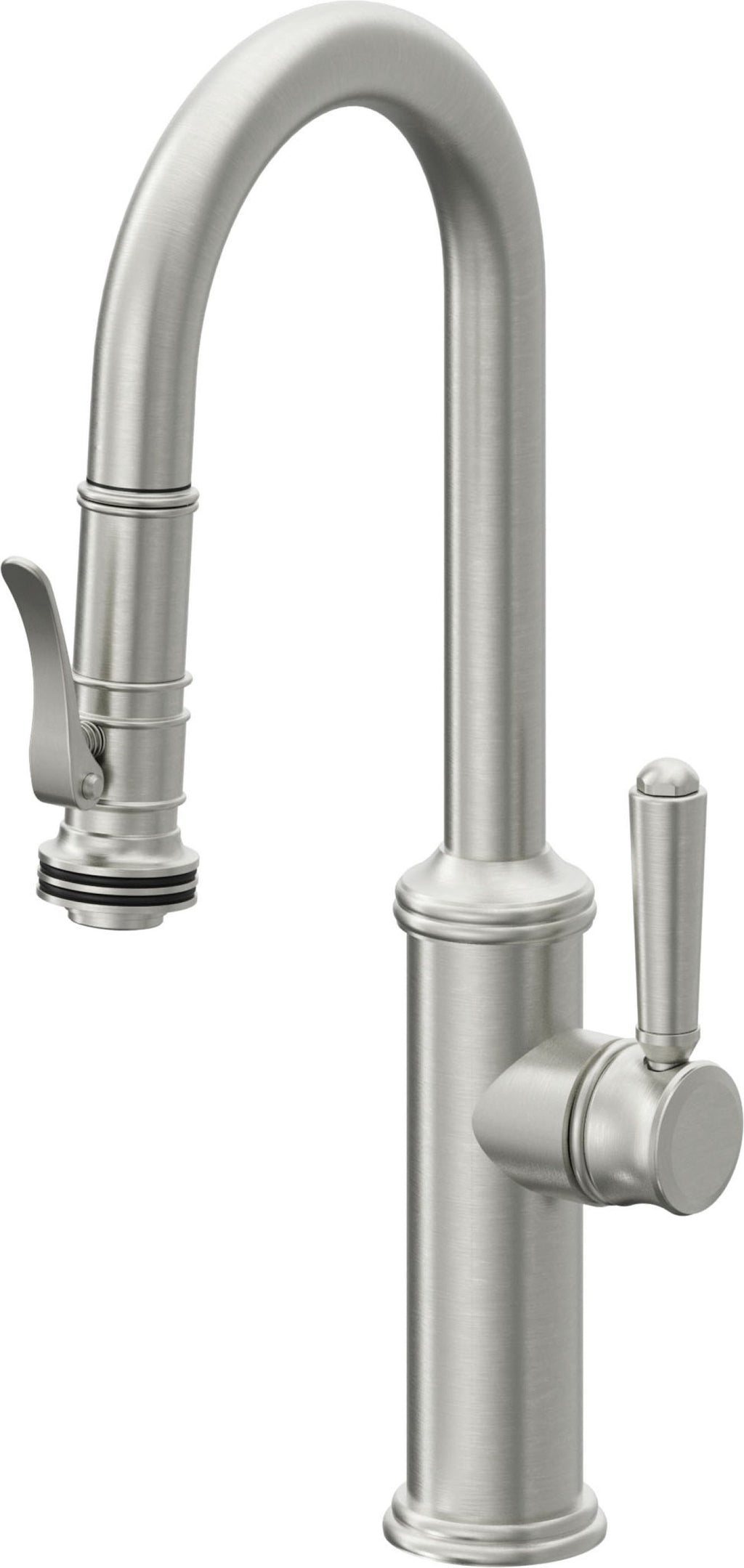 California Faucets Davoli Llave Extraíble Tradicional para Bar/Preparación - Cromo Satinado