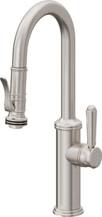 California Faucets Davoli Llave Extraíble Tradicional para Bar/Preparación - Acero Inoxidable Ultra