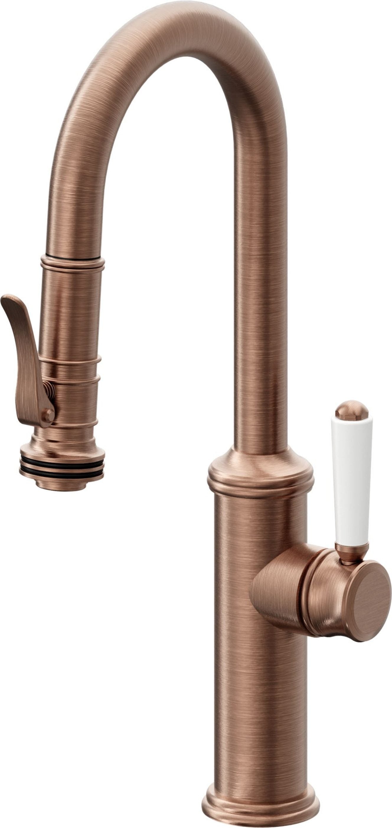 California Faucets Davoli Llave Extraíble Tradicional para Bar/Preparación - Cobre Antiguo Mate