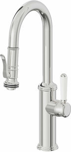 California Faucets Davoli Llave Extraíble Tradicional para Bar/Preparación - Cromo Pulido
