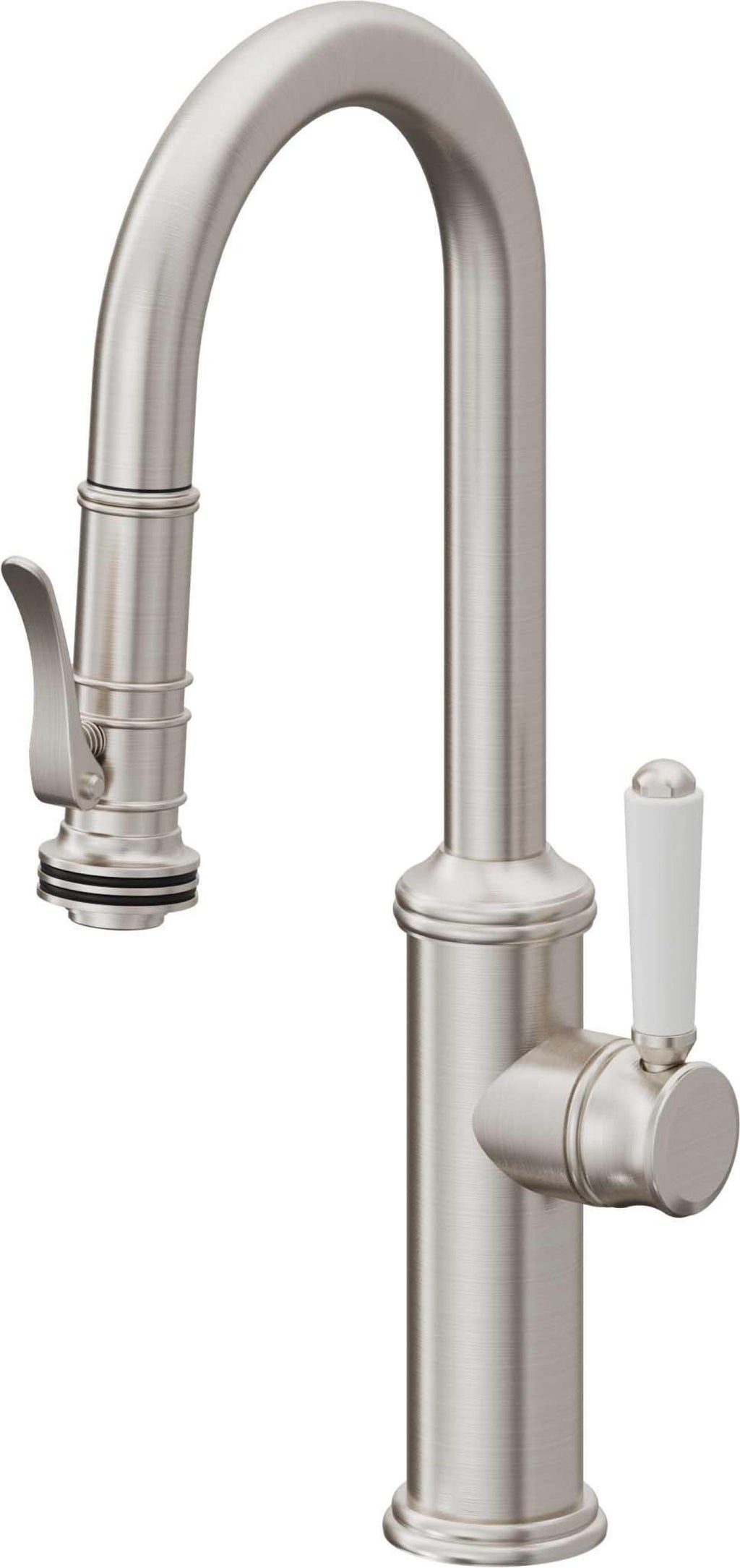 California Faucets Davoli Llave Extraíble Tradicional para Bar/Preparación - Acero Inoxidable Ultra