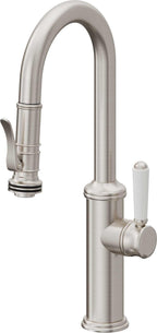 California Faucets Davoli Llave Extraíble Tradicional para Bar/Preparación - Acero Inoxidable Ultra