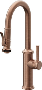 California Faucets Davoli Llave Extraíble Tradicional para Bar/Preparación - Cobre Antiguo Mate