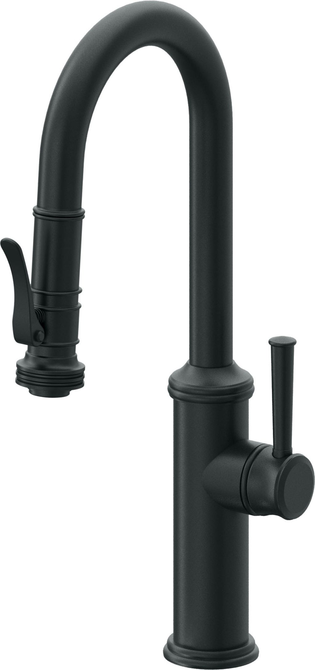 California Faucets Davoli Llave Extraíble Tradicional para Bar/Preparación - Carbón